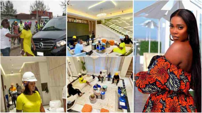 Tiwa Savage gives fans a tour of her newly purchased mansion