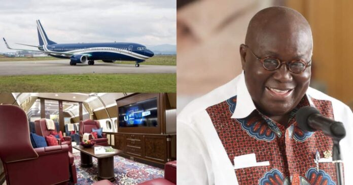 Akufo-Addo’s luxurious US$14,000 per hour LX-DIO aircraft captured at Kia