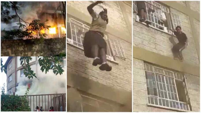 Buruburu Girls, Students jumping from 2nd floor as fire engulfs dormitory