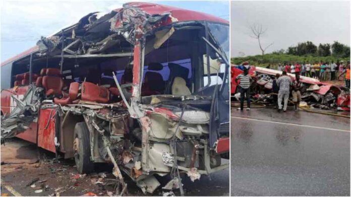 Four dead, scores injured in fatal crash on Cape Coast Highway [Photos+Video]