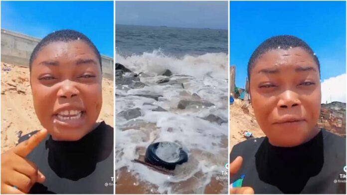 Lady takes man’s name to the seashore and curse him