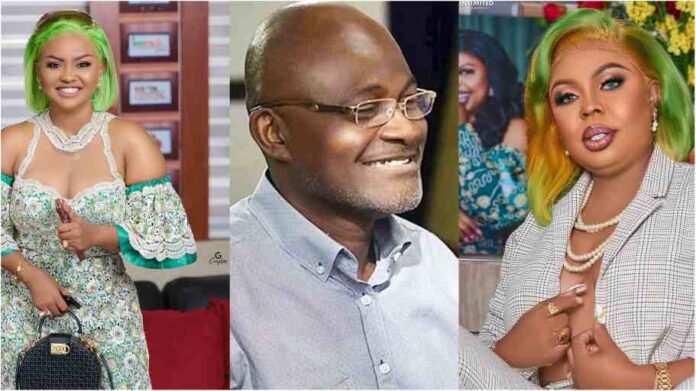 McBrown & Afia Schwar pray for Ken Agyapong amid rumour that he's down with stroke.
