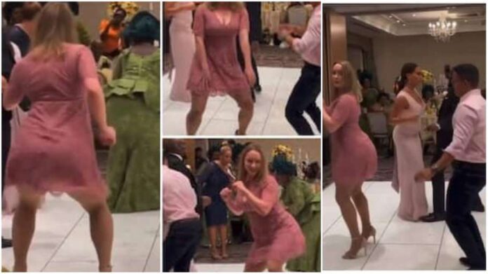 dancefloor at a Nigerian wedding
