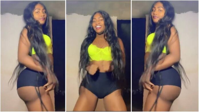 Uncompleted building - Reactions as lady flaunts new body on social media