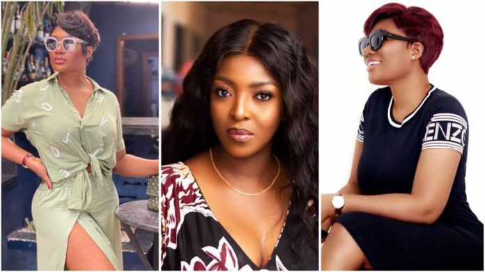 Why are you not wearing your dress” - Yvonne Okoro’s father asks Sandra Ankobiah [Watch]
