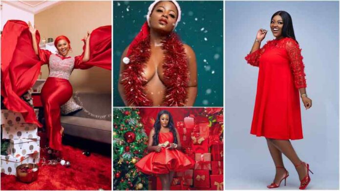 Ghanaian celebrities Christmas photoshoot
