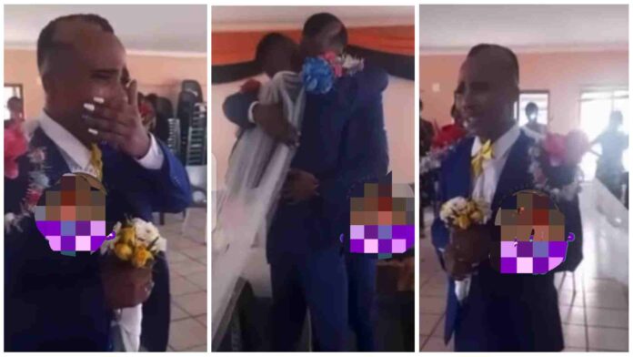 Shameless Gay bride cries on his wedding day