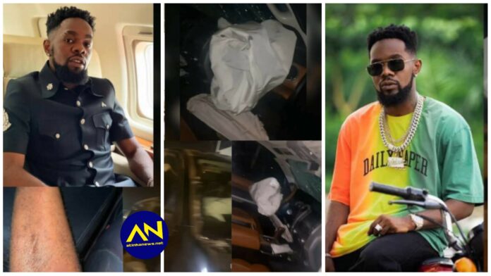Patoranking survives ghastly motor accident
