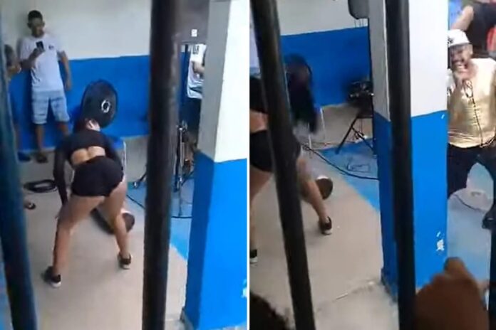 Video of female dancers at Christmas party inside jail goes viral
