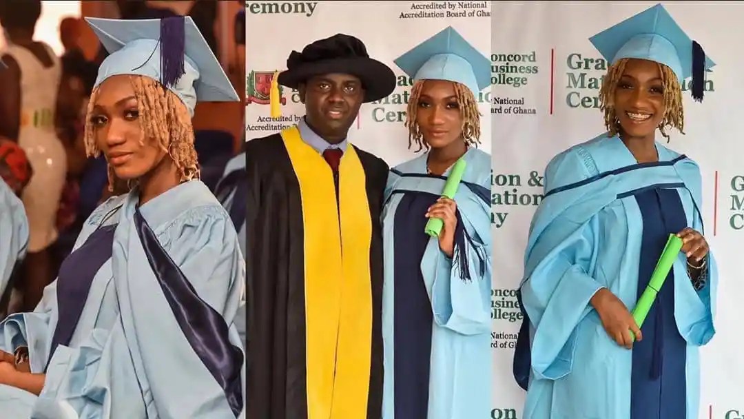 Wendy Shay graduates from business school