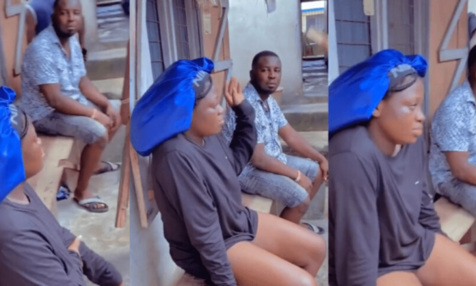 Lady publicly humiliated for allegedly stealing panties