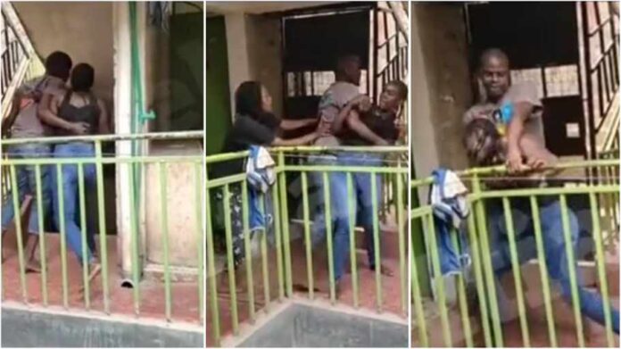 Two ladies fighting over a man [Watch]