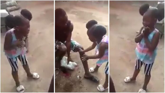 Girl begs dad not to kill fowl