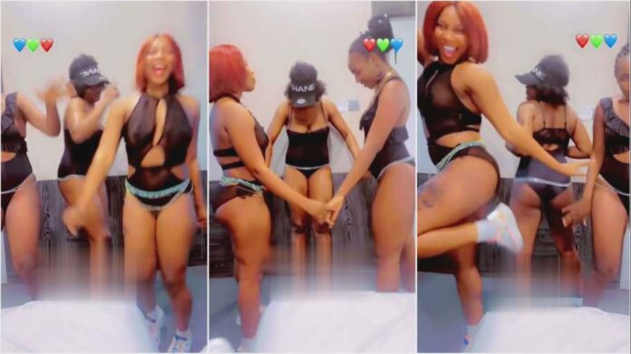 Nigerian strippers filmed praying