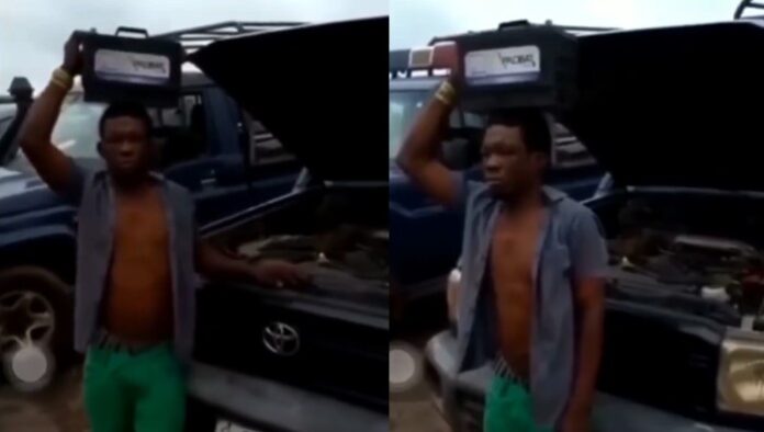 Notorious thief arrested after stealing police car battery