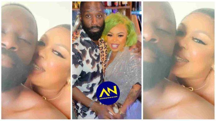 Afia Schwarzenegger says as she gets cozy with her mystery man