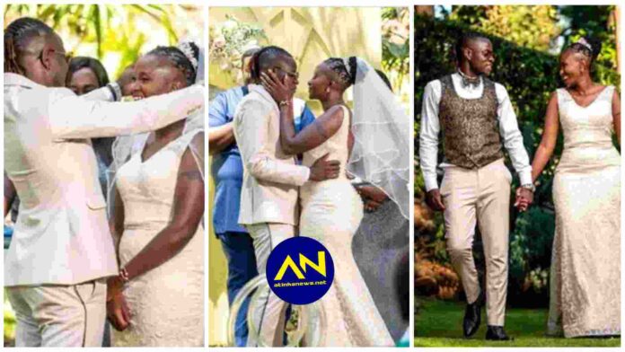 32 year old Gospel singer weds 51-year-old girlfriend; photos and videos drop