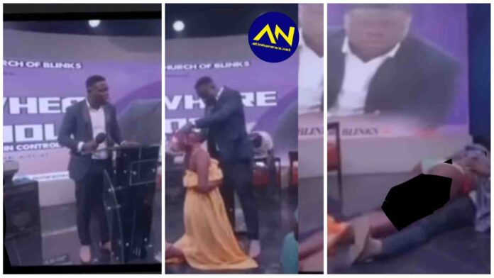 “Pastor” removes lady’s beads and sl££ps on top of her during church service for deliverance