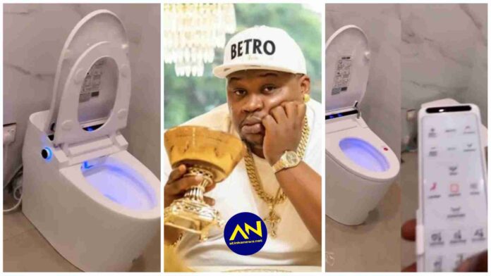 Cubana Chief priest flaunts his super automated WC operated with a remote control