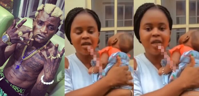 Portable impregnated me when I was working as a pro$titute - alleged baby mama cries out