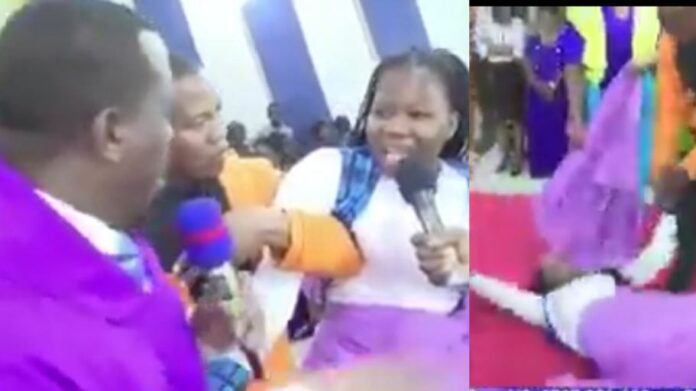 Pastor gives woman hefty slap during deliverance services