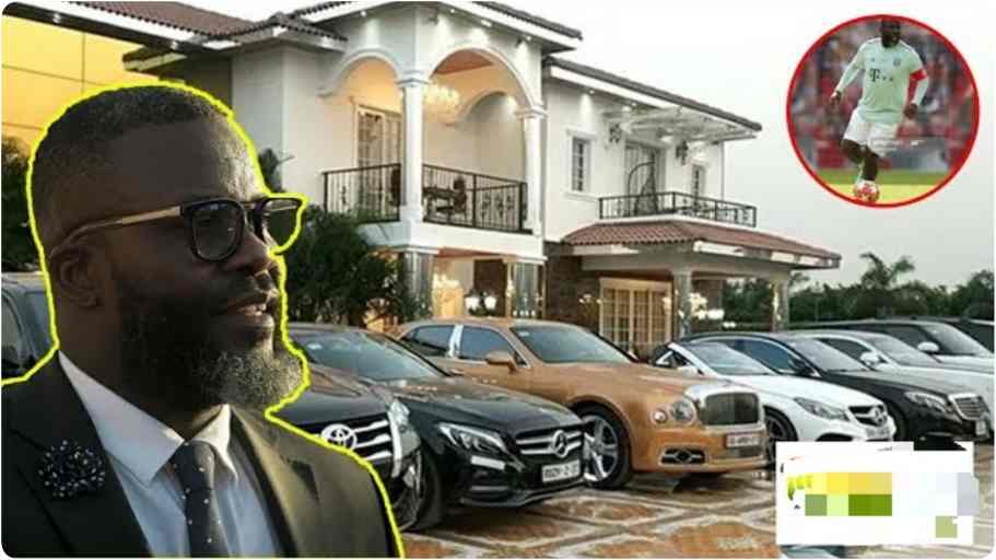 Sammy Osei Kuffour mansion and cars 
