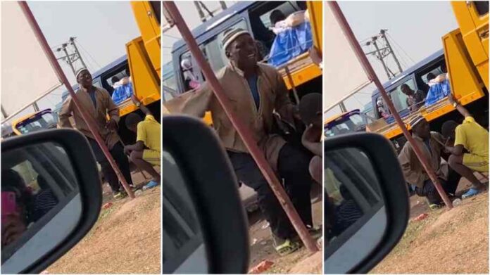 Blind beggar caught