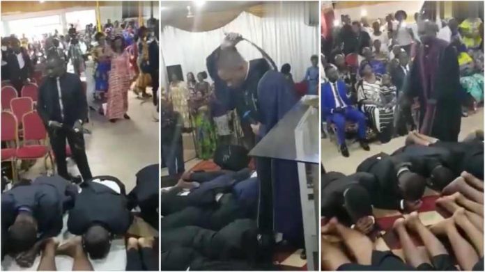 Pastors flog church members with belts