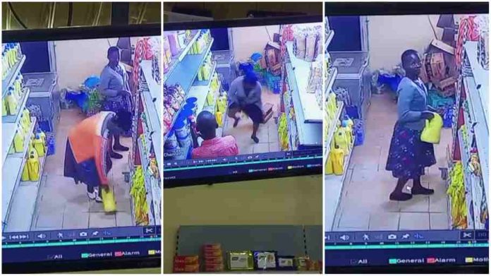 Women caught on cam stealing