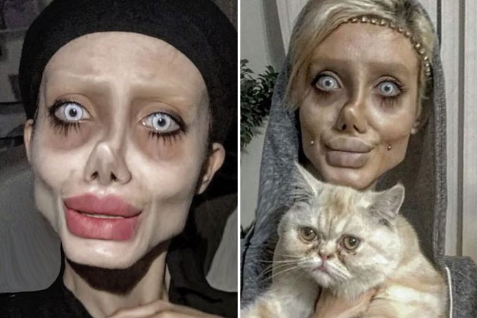 'Zombie Angelina Jolie' lookalike