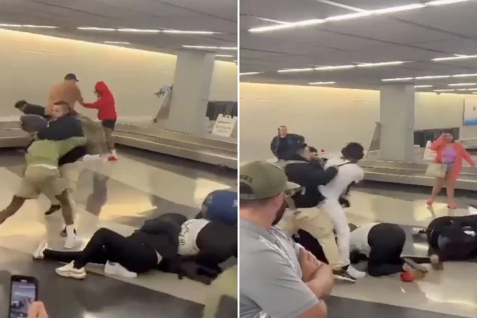Chicago Airport Fight Video