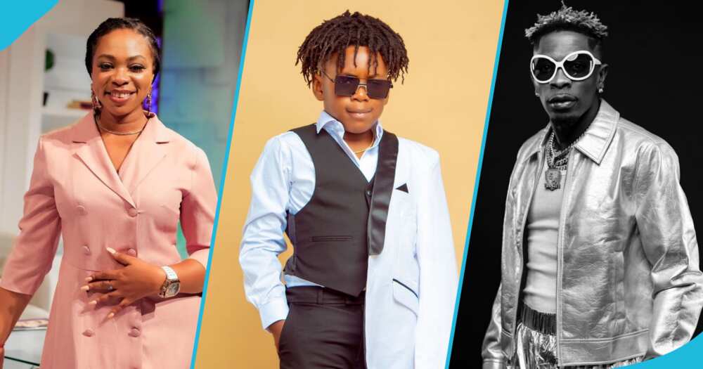 Michy, Majesty and Shatta Wale in photos. 